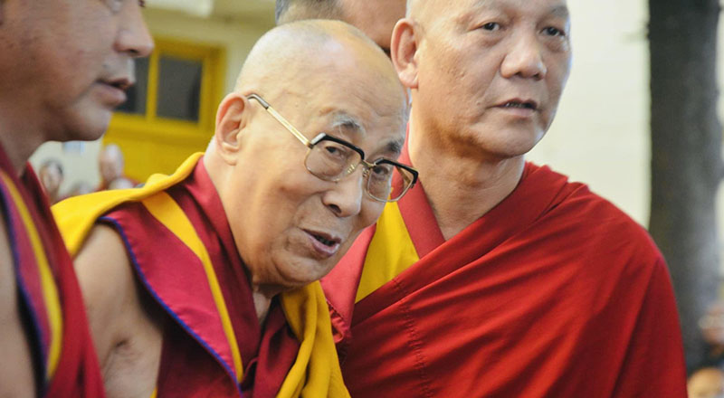 His Holiness the Dalai Lama gives a teaching to the Taiwanese and other Asians on September 30, 2024. (Photo: TPI)