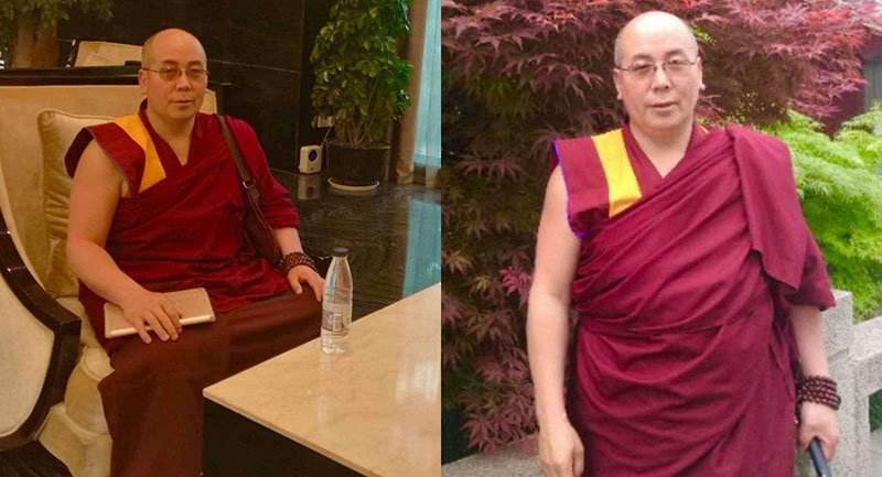 Ven Jampa Choephel, a Tibetan monk from Rebgong County sentenced to one and half years in prison by Chinese authorities in August, 2024. (Photo: TPI)