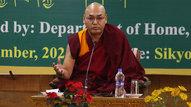 Khenpo Sonam Tenphel, Speaker of the Tibetan Parliament-in-Exile (TPiE). Photo: TPiE