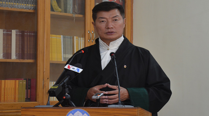 Dr Lobsang Sangay, President of the Central Tibetan Administration.  Photo: TPI/Yangchen Dolma