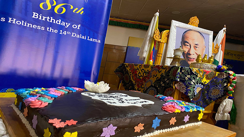His Holiness the Dalai Lama's 86th birthday celebrated in Dharamshala. Photo:TPI