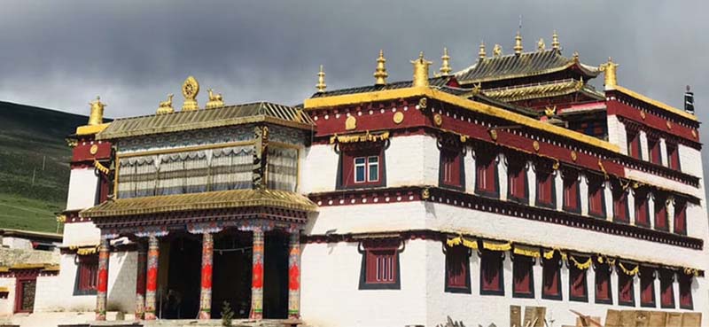 A monastery in Lithang county, eastern Tibet. Photo: TPI