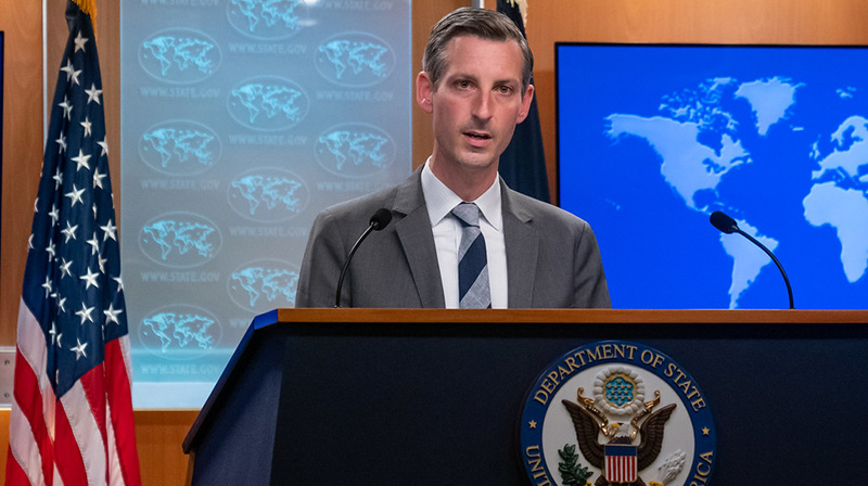 Ned Price, the Spokesperson for the United States Department of State. Photo: State Department/Ron Przysucha