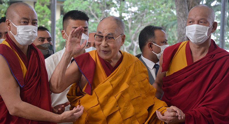 His Holiness the 14th Dalai Lama, spiritual leader of Tibet. Photo: TPI/Yangchen Doma