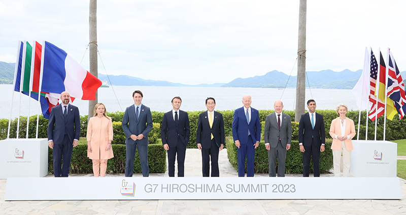 G7 leaders gathered in Hiroshima, Japan, for their annual summit, May 19-21, 2023. (Photo: G7 official)