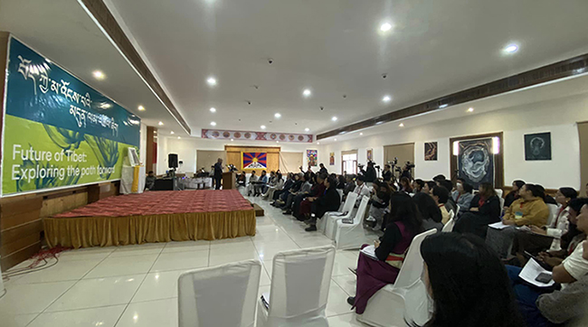 The fourth conference of Future of Tibet, entitled "Seeds for the Future" begins on November 6, 2023, in Dharamshala. (Photo: TPI)
