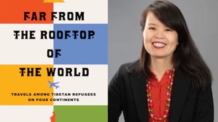 Author Amy Yee and her new book Far from the Roof of the World. Photo: Amy Yee