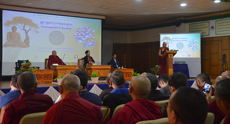 International conference on Perception and Reality held in Sikyong Hall, T-building of CTA, Dharamshala from October 29 to 30, 2023. Photo: TPI