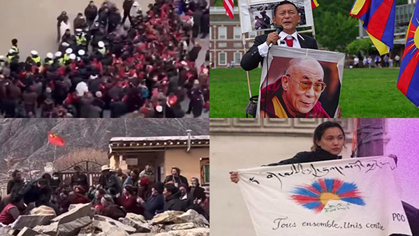 Students fro Free Tibet presented the Lhakar awards to the peaceful Tibetan protesters from Dege and Tibetan activists Thupten Chonyi and Tenzin Tselha, on August 24, 2024.