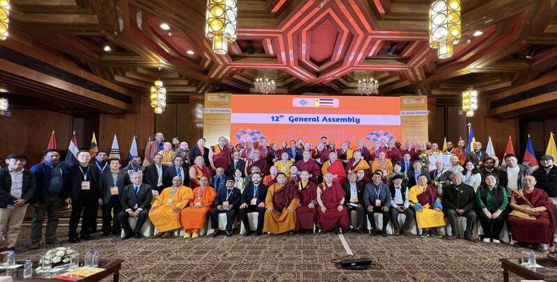 Group Photo of 12th General Assembly of the Asian Buddhist Peace Conference, held in New Delhi on January 18, 2024. (Photo: file)