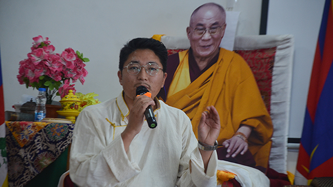 Sonam Tsering, General Secretary of Tibet Youth Congress on June 26, 2024. (Photo:TPI)