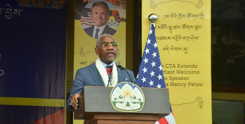 Representative Gregory Meeks speaking during the public felicitation ceremony by CTA, on June 19, 2024. Photo: TPI