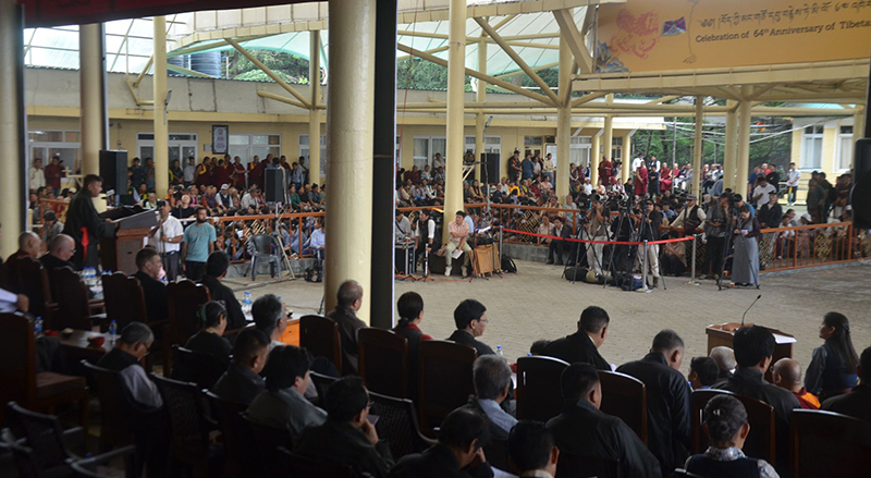 CTA organised a event to commemorates the 64th anniversary of Tibetan Democracy Day on September 2, 2024, in Dharamshala, HP, India. (Photo:TPI)