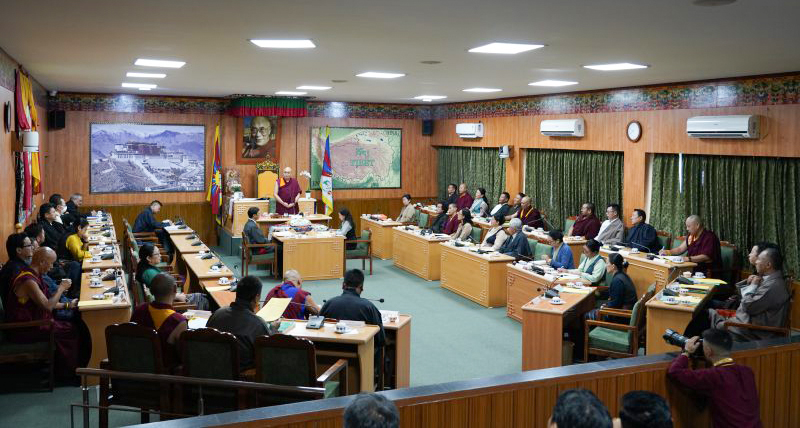 The eighth session of the 17th the Tibetan Parliament-in-exile began on September 11,2024. (Photo: TPiE)