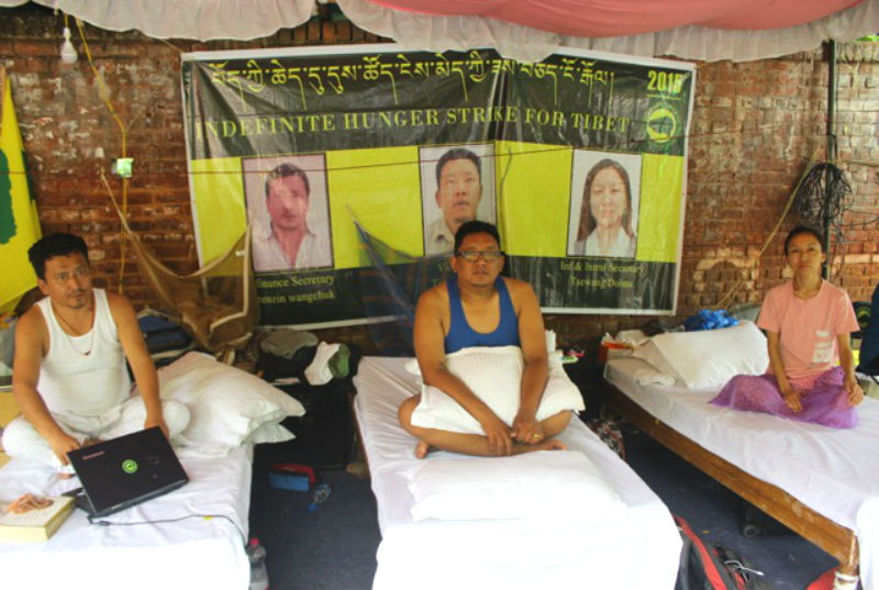 Tibet-TYC-Delhi-Hunger-Strike-2015
