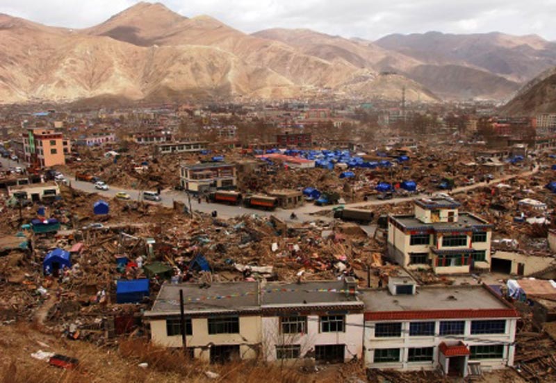 Kyigudo county of Tibet where deadly earthquake rocked. Photo: TPI