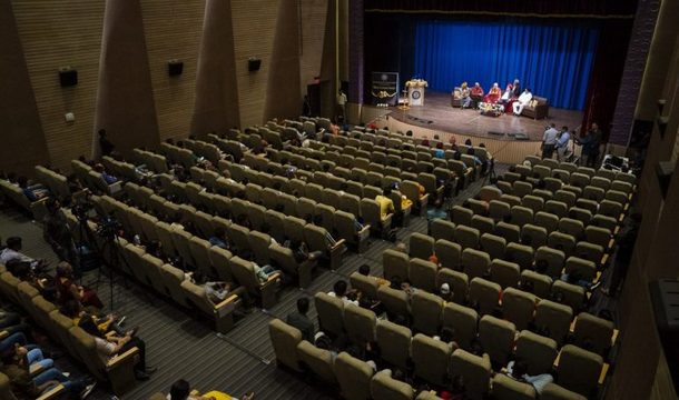 A view of the auditorium during the 25th founding anniversary celebrations of Guru Nanak College of Arts, Science & Commerce in Mumbai, 13 December 2018. Photo/Lobsang Tsering/OHHDL