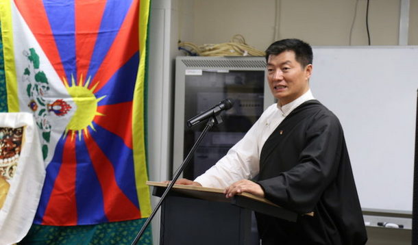 President Dr Lobsang Sangay addressing Tibetan community in Canberra, 6 December 2018. Photo/Namgyal Tsewang/CTA