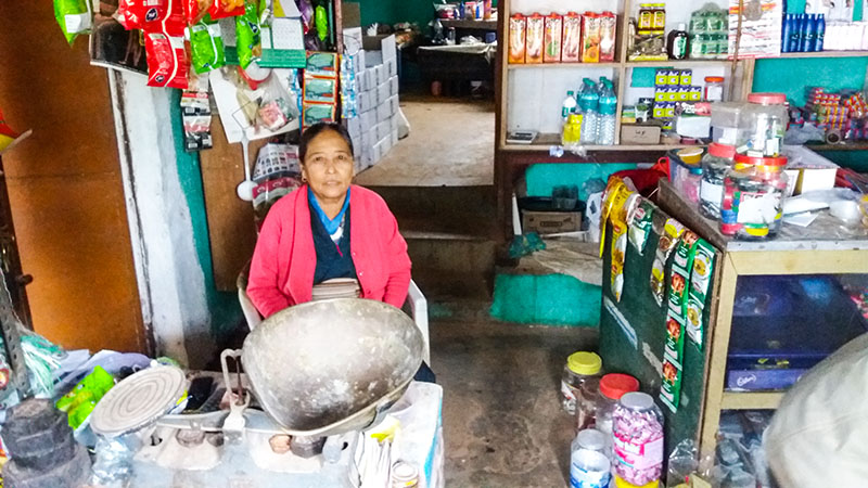 Namdol, a fellow shopkeeper from Dhondenling Tibetan settlement, Kollegal, South India. Photo: TPI/Tenzin Tsomo