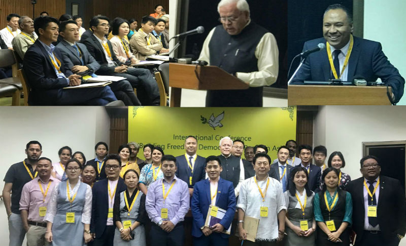 12 Nations Conference on ‘Building Freedom, Democracy and Peace in Asia’ held at the IIC in New Delhi, India on May 11 & 12, 2018. Photo: TPI
