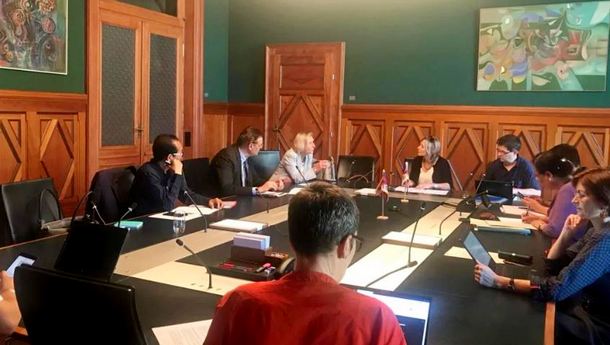 Swiss Parliamentary Group for Tibet feld its summer session meeting on June 17, 2019,  at the parliament building office in Bern, Switzerland. Photo: Tibet Bureau in Geneva