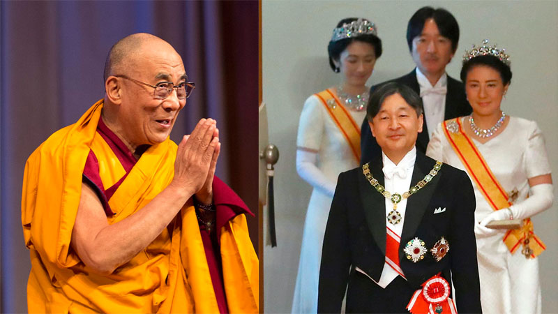 His Holiness the Dalai Lama Congratulates the New Emperor of Japan. Photo: TPI