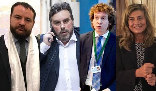Italian parliamentarians; Roberto Rampi Nobili Luciano – IV,  Matteo Luigi Bianchi and Antonella Incerti. Photo: File